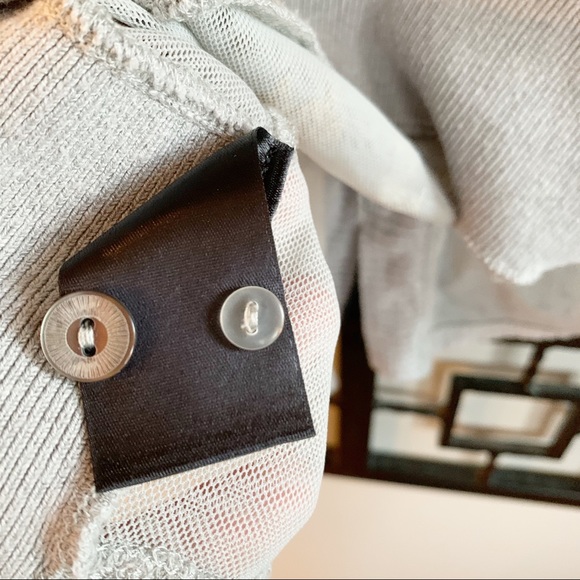 Nic + Zoe Sheer Embroidered Floral Lace Cardigan - Picture 8 of 9